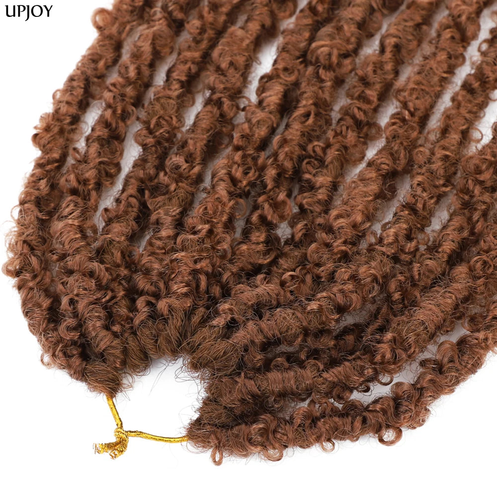 Butterfly Faux Locs Crochet Hair – Pre-Looped, 12" & 14"