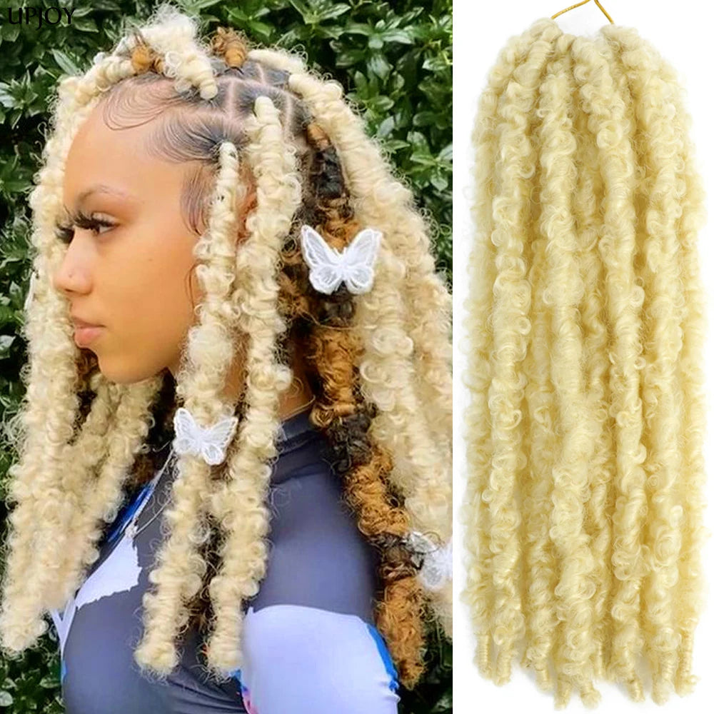 Butterfly Faux Locs Crochet Hair – Pre-Looped, 12" & 14"