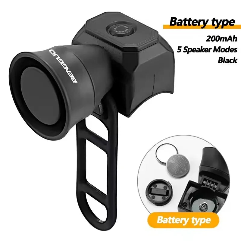 120 dB Waterproof Electronic Bicycle Horn