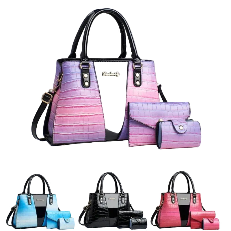 The Maison Trio — Signature Crossbody & Shoulder Bag Set