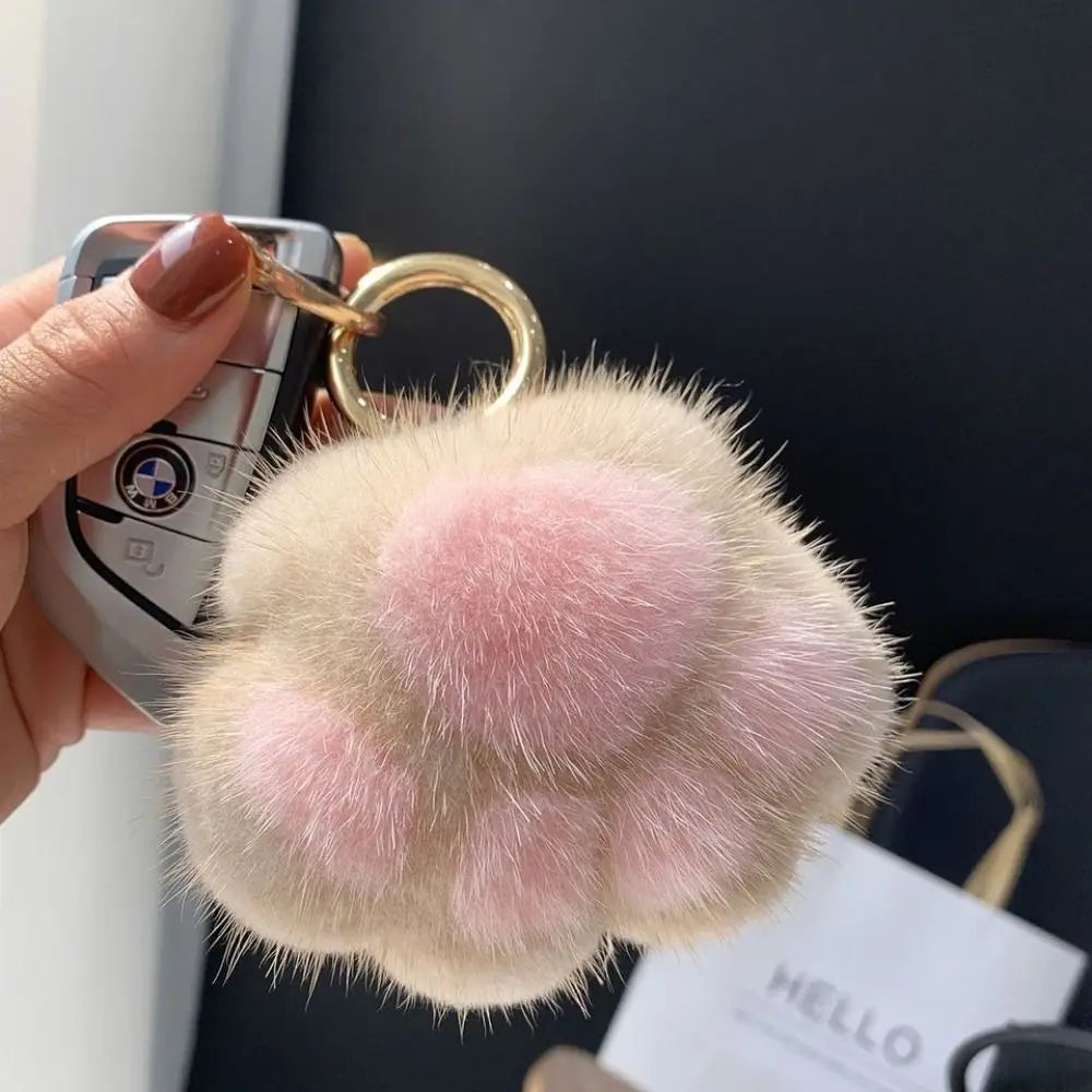 Fluffy Couple Keychain