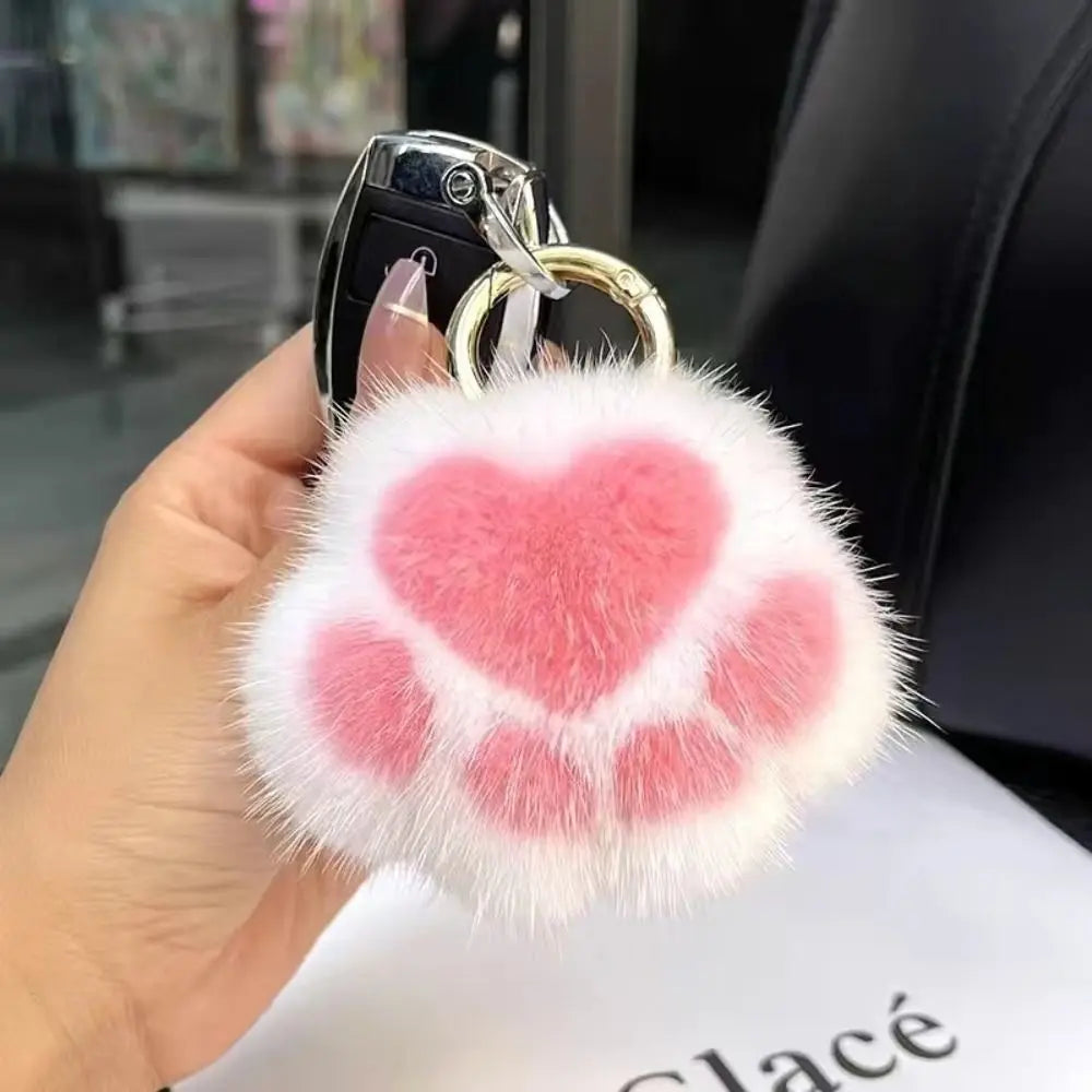 Fluffy Couple Keychain