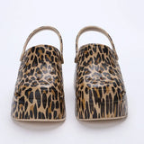 Slip-On Leopard Chunky Platform