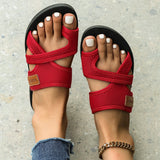 Women's Casual Sporty Sandals Breathable Comfortable Skin-Friendly Flat Bottom Slip-On Slippers