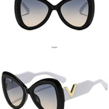 2025 New Fashion Big Frame Cat's Eye Butterfly Women Sunglasses Luxury Designer Men Sunglass Outdoor Travel Eyewear Female UV400