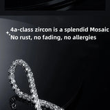 Factory price 925 silver plated 18K gold 4A grade Zircon tennis bracelet for men and women fashion personality exquisite jewelry