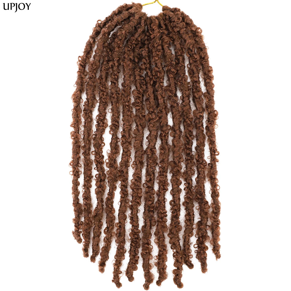 Butterfly Faux Locs Crochet Hair – Pre-Looped, 12" & 14"