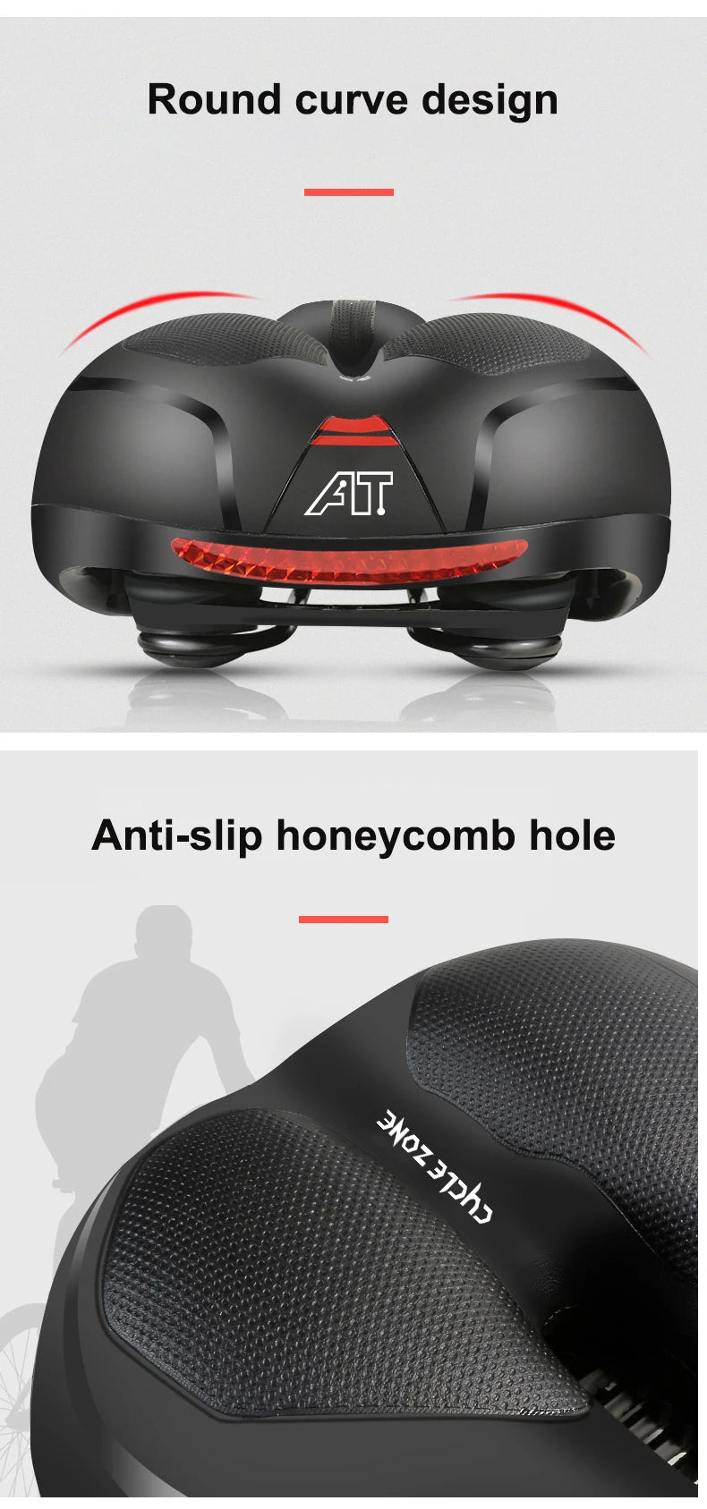 FullComfort Shock Absorbing Bike Seat