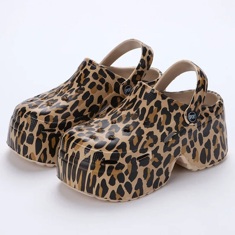 Slip-On Leopard Chunky Platform