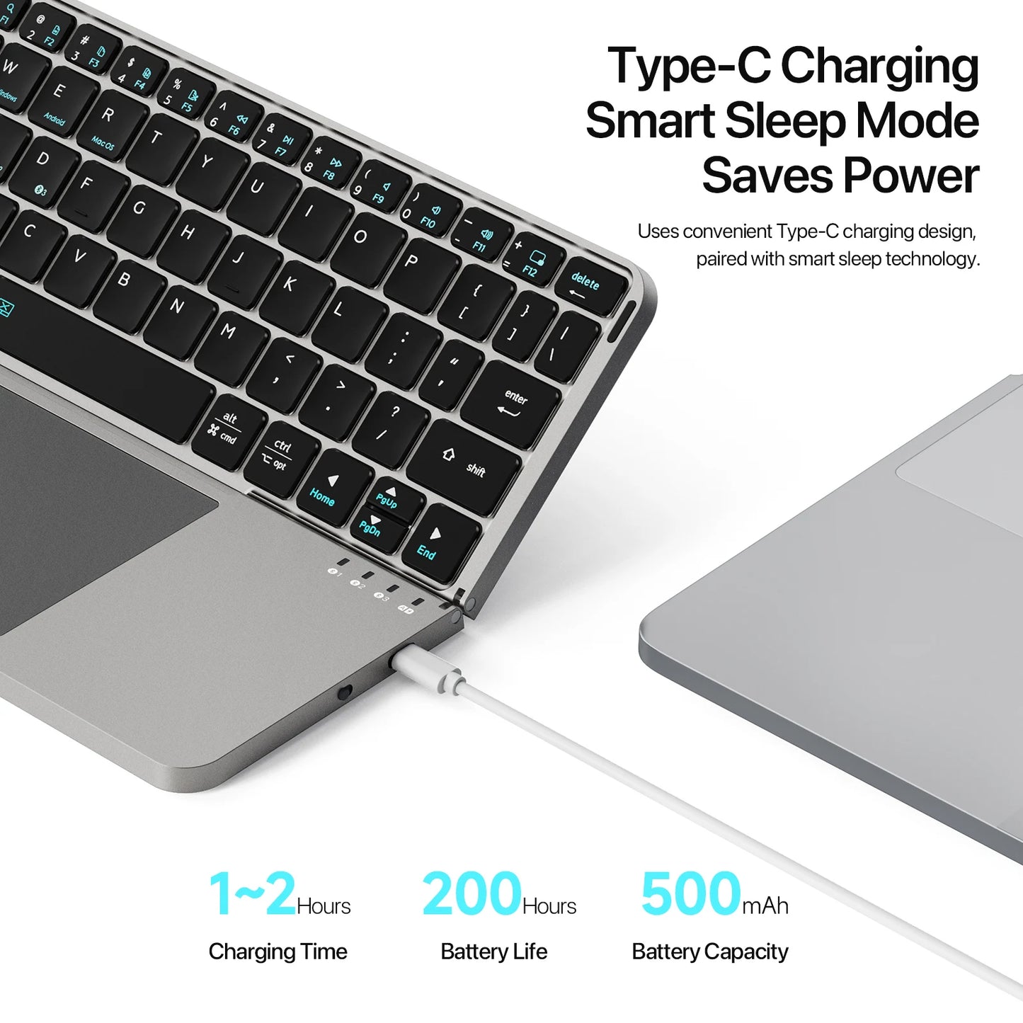 Mini Wireless Multifunctional Keyboard