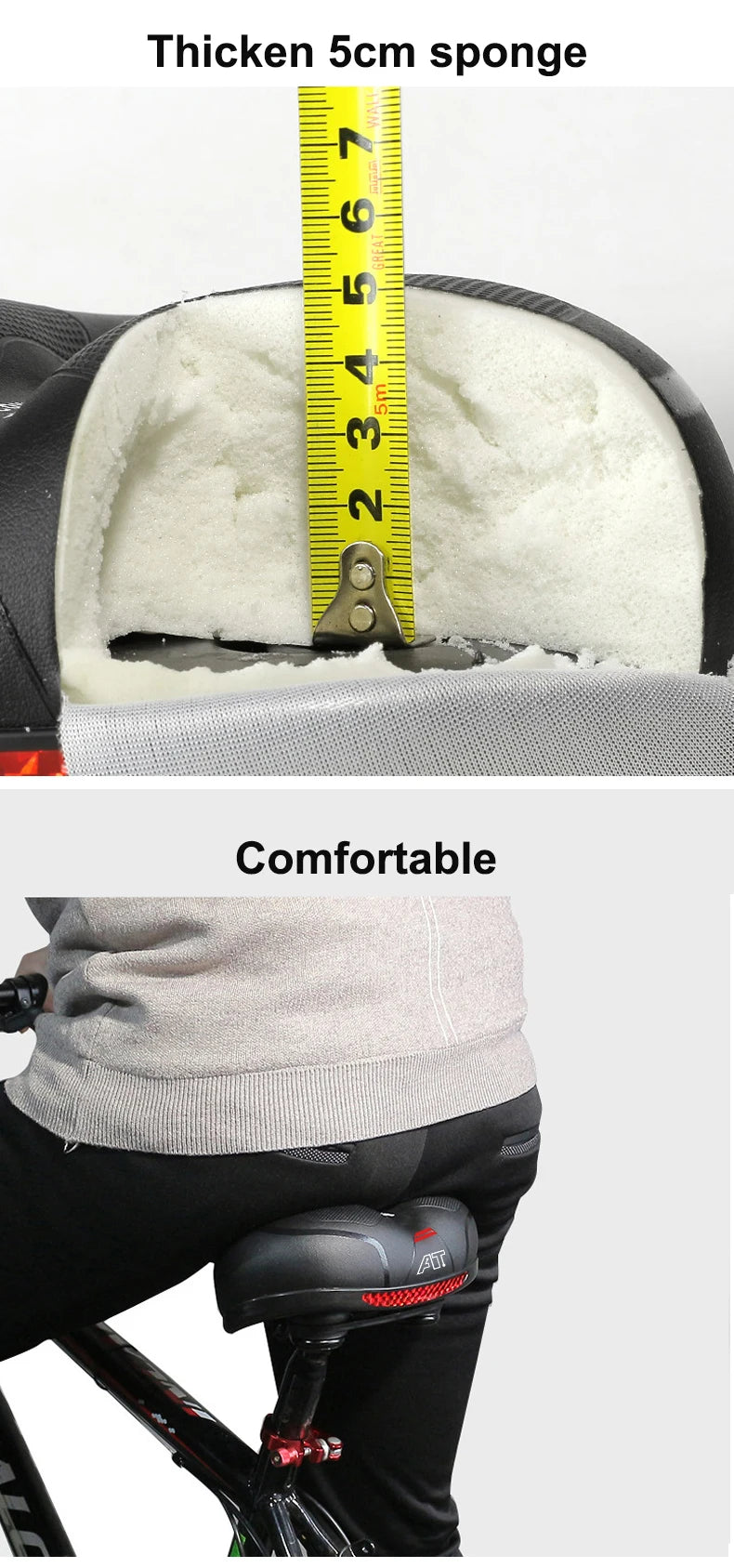 FullComfort Shock Absorbing Bike Seat