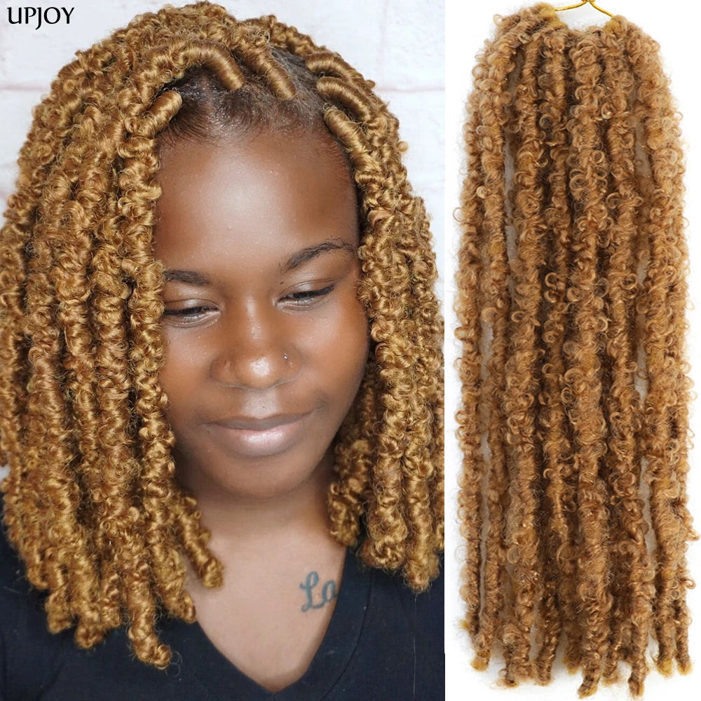 Butterfly Faux Locs Crochet Hair – Pre-Looped, 12" & 14"