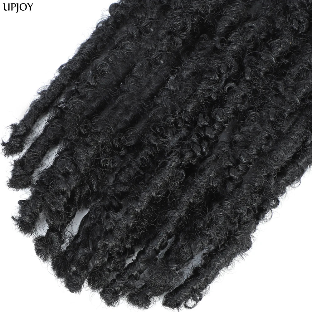 Butterfly Faux Locs Crochet Hair – Pre-Looped, 12" & 14"
