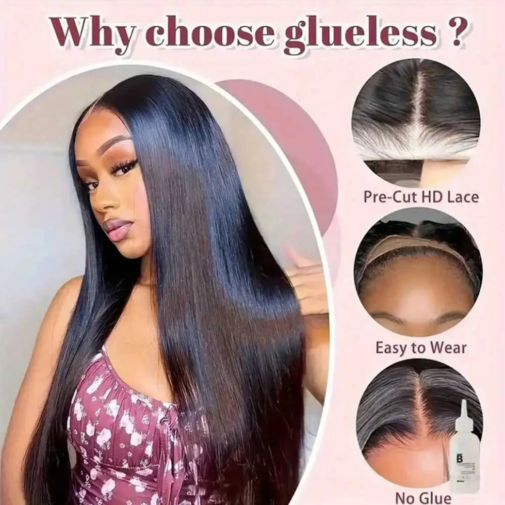 Brazilian Bone Straight Lace Wig — Remy Human Hair