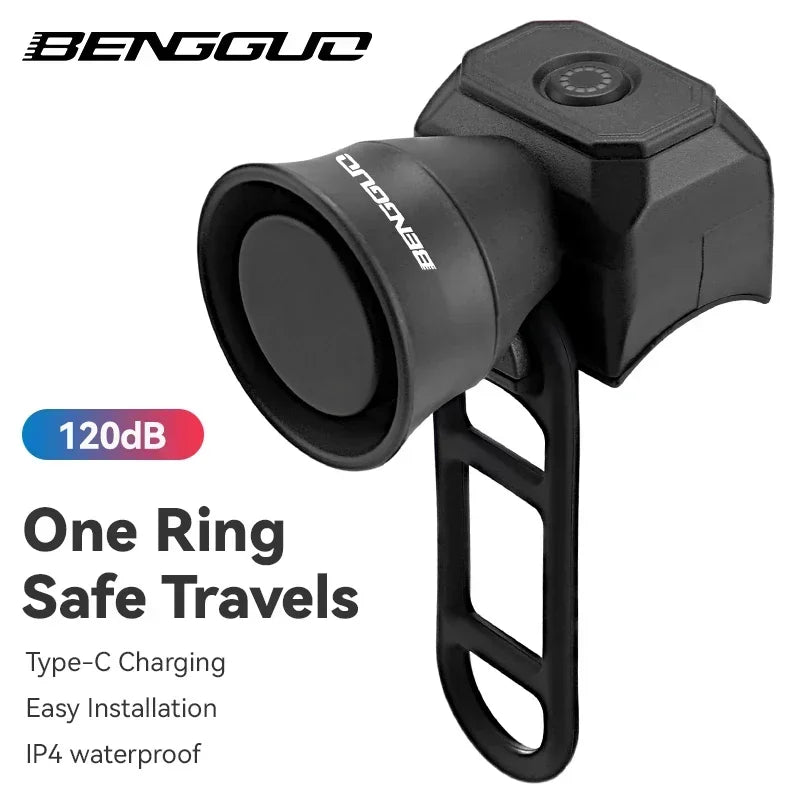 120 dB Waterproof Electronic Bicycle Horn