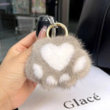 Fluffy Couple Keychain