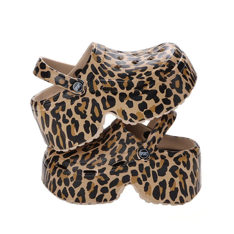 Slip-On Leopard Chunky Platform
