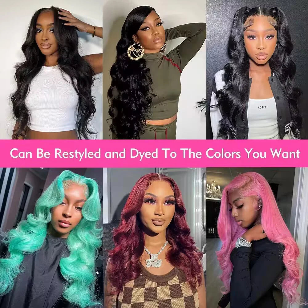 Brazilian Body Wave HD Lace Wig – Transparent Lace, 180 & 200 Density