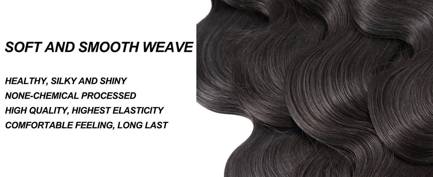 Brazilian Body Wave Hair  – Four Bundles