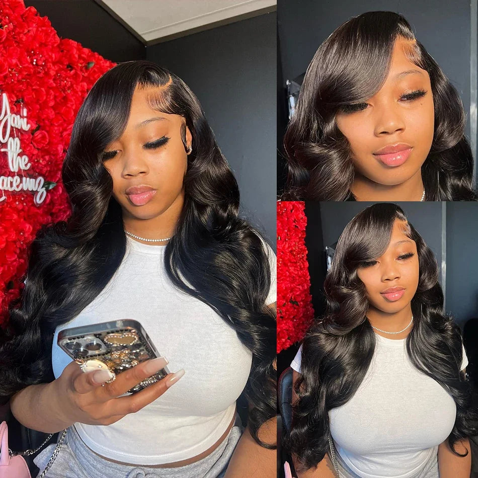 Brazilian Body Wave HD Lace Wig – Transparent Lace, 180 & 200 Density