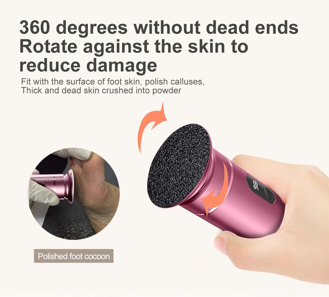 Kenzova Electric Callus Remover for Silky Smooth Feet