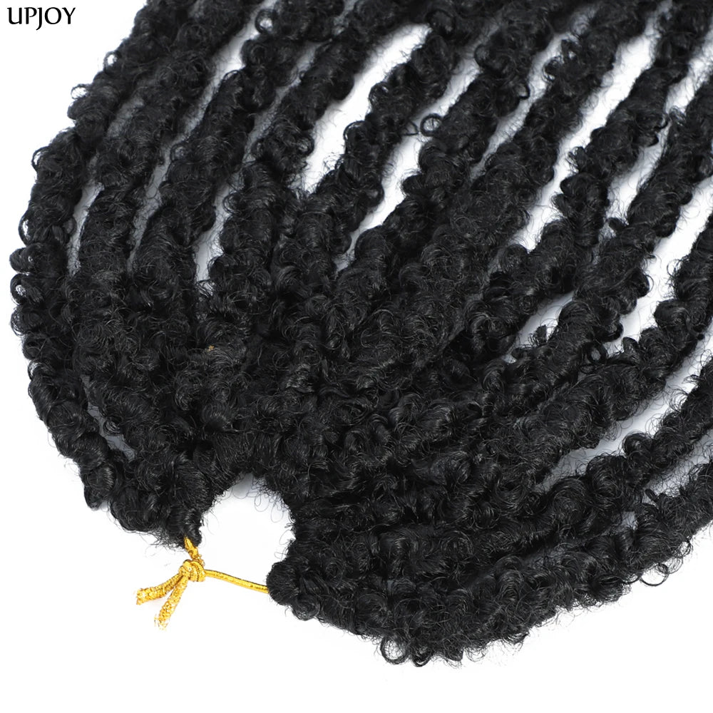 Butterfly Faux Locs Crochet Hair – Pre-Looped, 12" & 14"