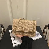 Argyle Quilted Tassel Bag