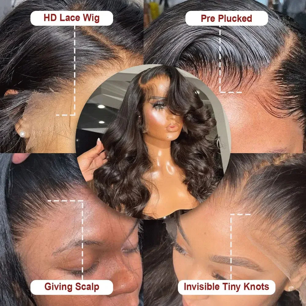 Brazilian Body Wave Lace Wig – 13x4, 13x6 & 5x5, 250 Density