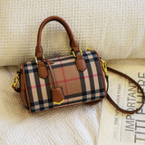 Classic Plaid Shoulder Bag