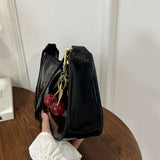 Plush Cherry Underarm Bag