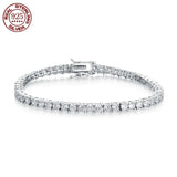 Factory price 925 silver plated 18K gold 4A grade Zircon tennis bracelet for men and women fashion personality exquisite jewelry