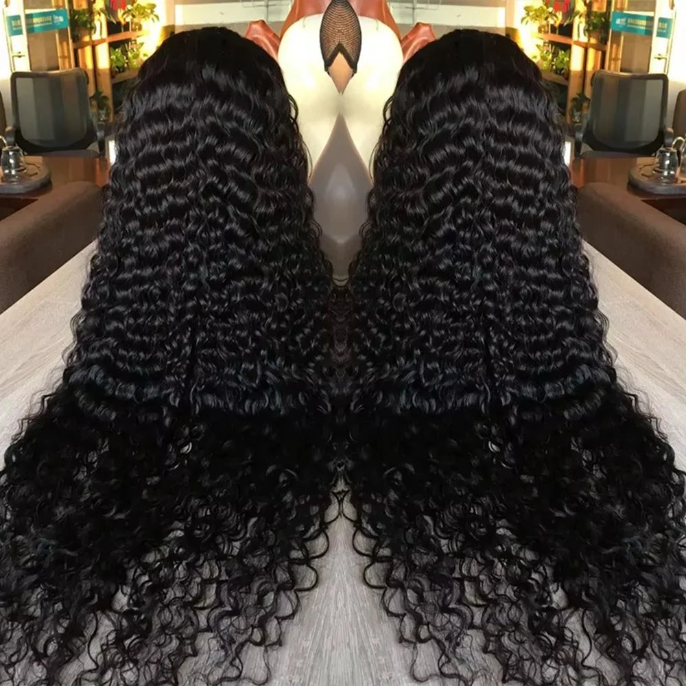 Brazilian Kinky Curly Lace Front Wig – 13x4 & 13x6, 250 Density