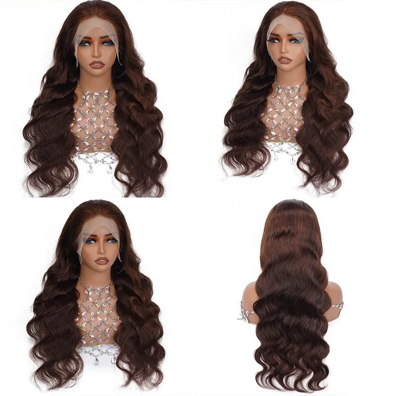 Brazilian Body Wave 13x4 Lace Front Wig – 220 & 250 Density