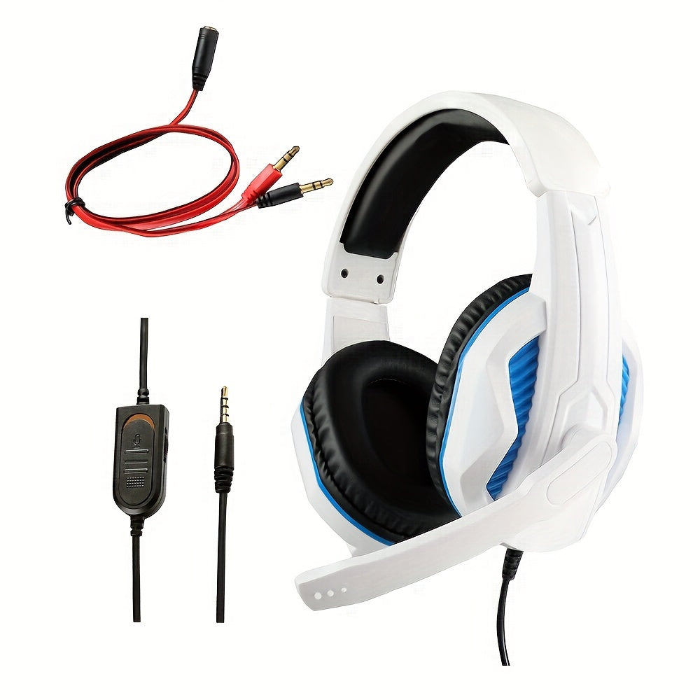Dual Microphone Comfortable Noise-Canceling Wired Headset for PUBG, Suitable for Calls, Leisure & Sports Activities and Games with Mobile Phones/PC Laptops
