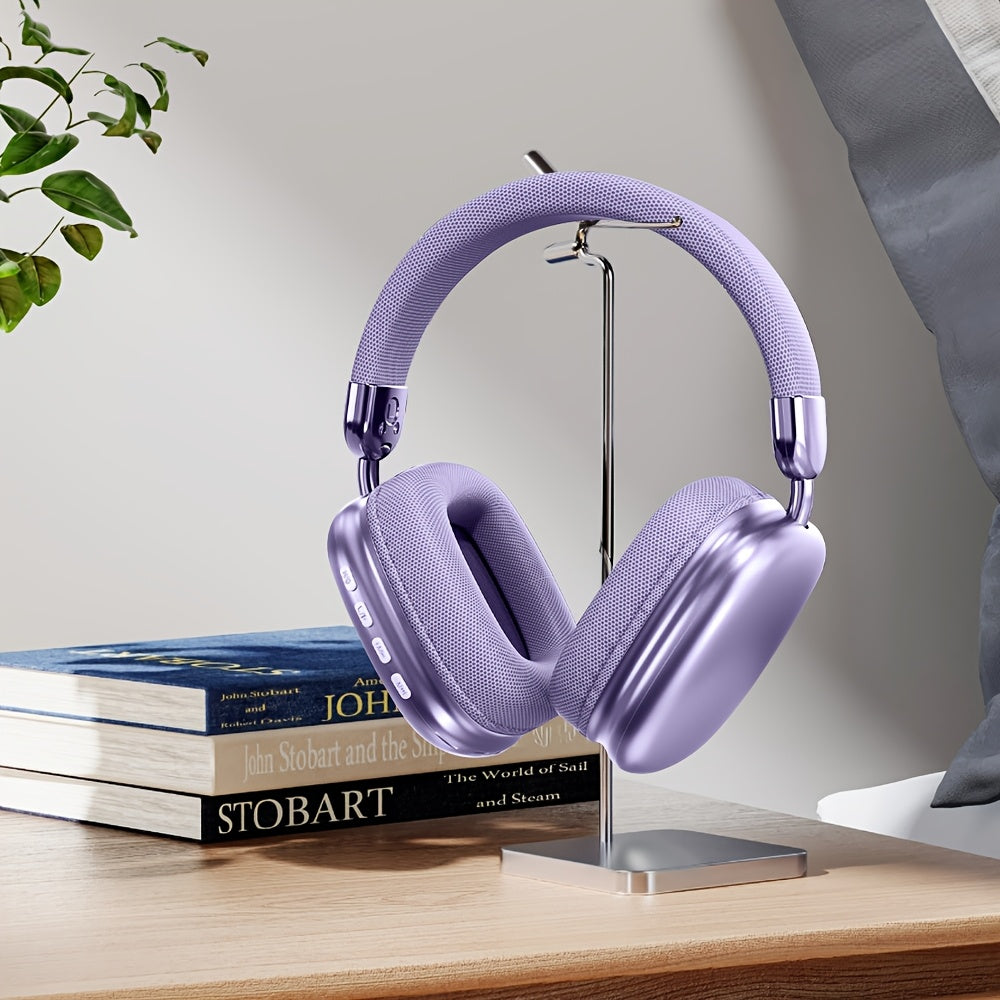 Wireless Earphones, Noise Cancelling And High Sound Quality, 800mAh Battery Life, 48 Hours Of Standby Time, Comfortable And Foldable, Suitable For Sports, Gaming, And Walking, Suitable For Smartphones IO