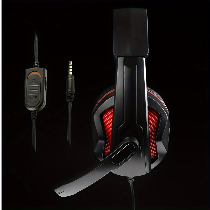 Dual Microphone Comfortable Noise-Canceling Wired Headset for PUBG, Suitable for Calls, Leisure & Sports Activities and Games with Mobile Phones/PC Laptops