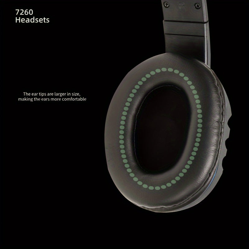 Headphones for PS4/Xbox One/PC - Wired Gaming Headset with Retractable Cable, Noise Isolation, 3.5mm Jack, Volume Control, USB-Powered, Durable Plastic Design for Immersive Audio Experience, Gaming Headphones