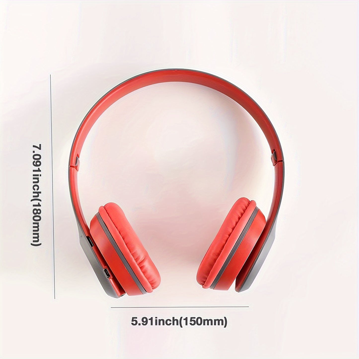 Wireless Over-Ear Headphones, 20H Playtime, Wireless 5.0, Noise Reduction, Comfortable Padded Ear Cups, Foldable Design for Travel & Home, Perfect Gift for Youngsters, Teens, Adults, Women