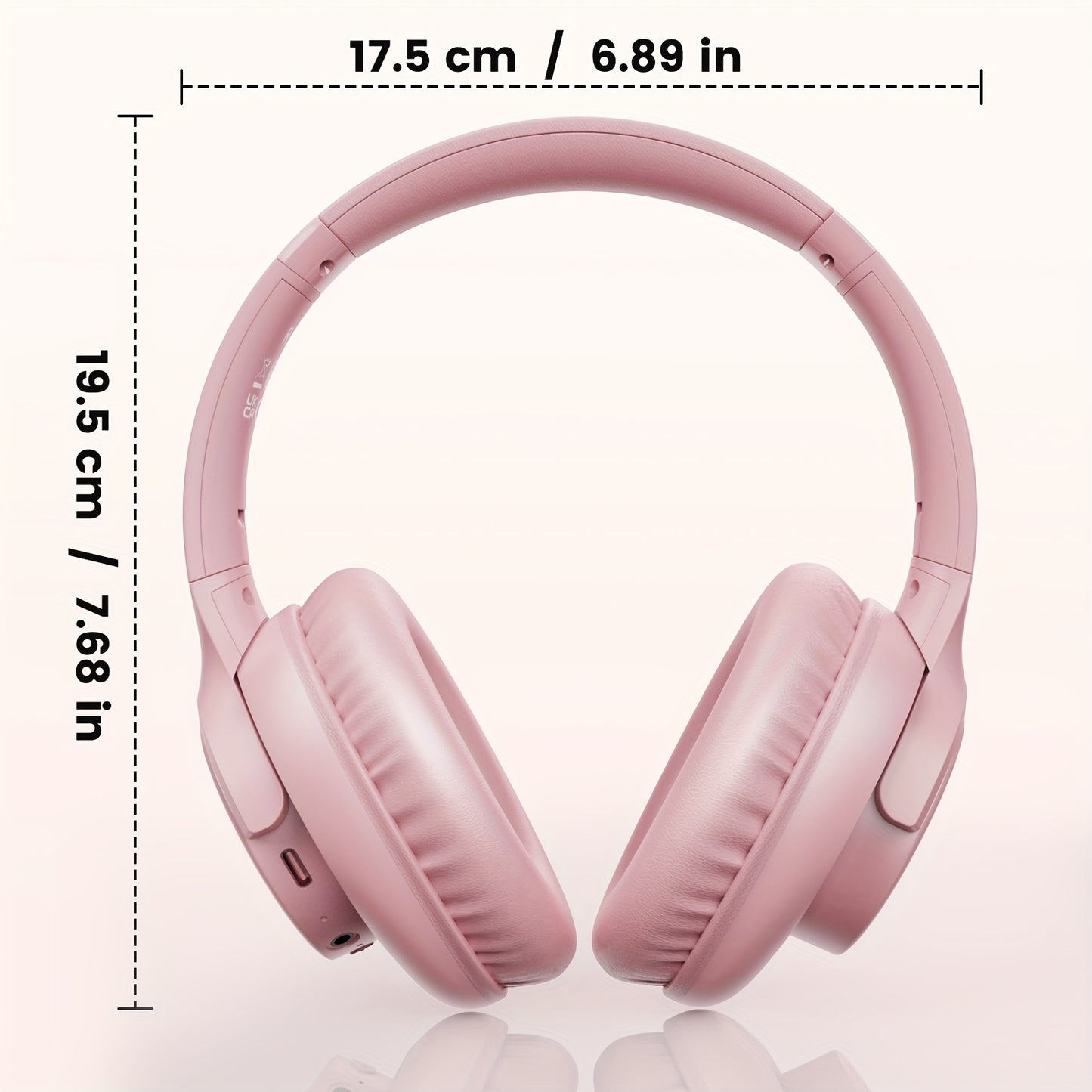 Wireless Over-Ear Headphones, 5.4 Wireless, HD Sound, ENC Noise Cancelling, Deep Bass, Extra Long Battery Life, Soft Earmuffs, Portable & Adjustable Design for Outdoor Sports, Commuting, Tablet Compatible, Immersive Audio gift, christmas,New year, Fall