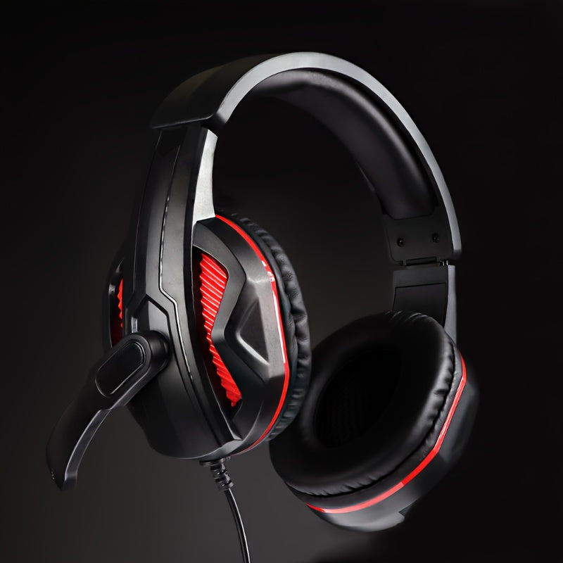 Dual Microphone Comfortable Noise-Canceling Wired Headset for PUBG, Suitable for Calls, Leisure & Sports Activities and Games with Mobile Phones/PC Laptops