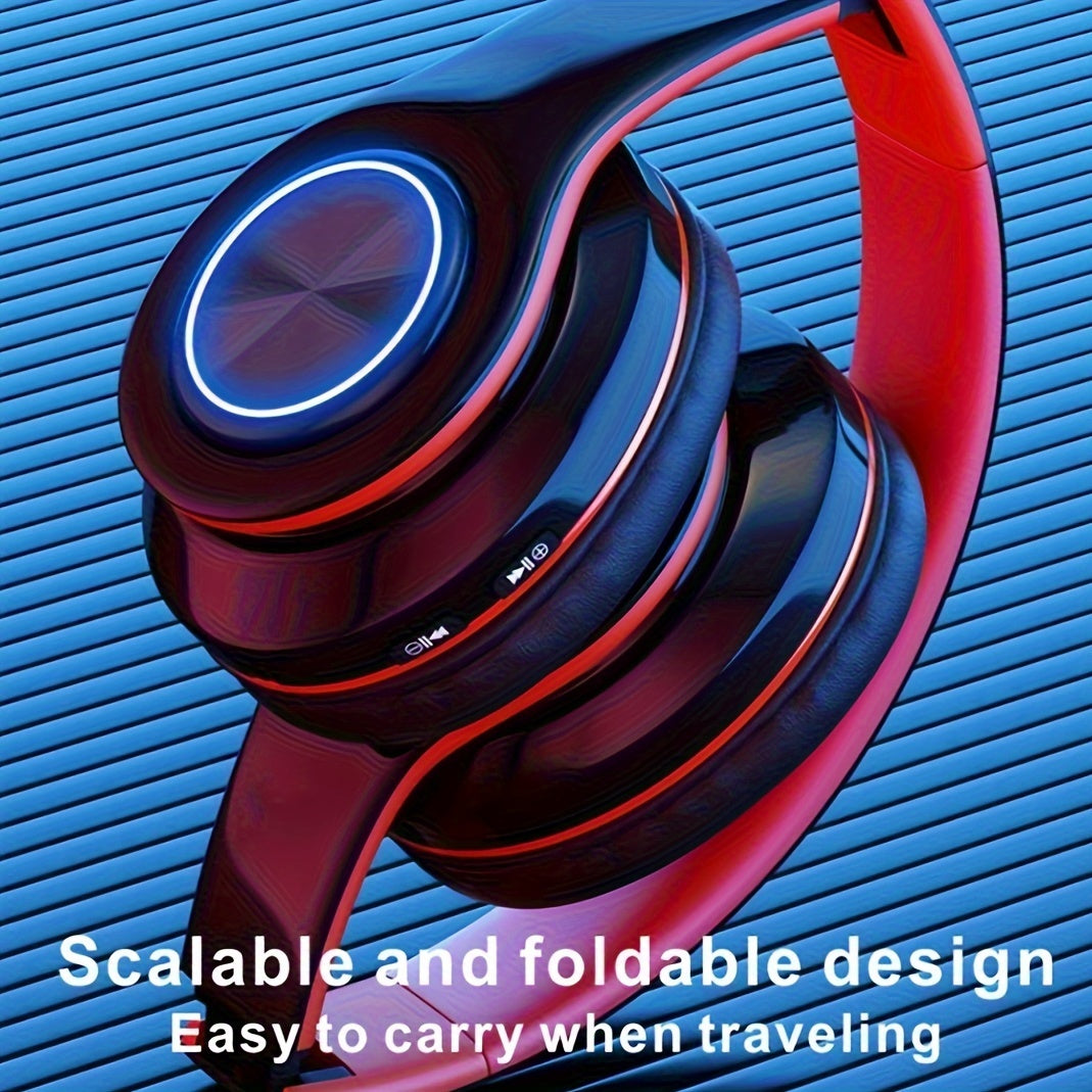 Wireless Headphone, Foldable Bluetooth Headphones Over Ear, Wireless Headset for Gaming, Phones, Computers, Electronics Audio Headphone Arrived before Christmas